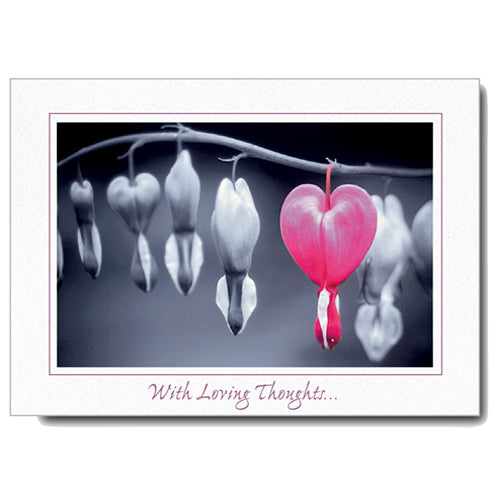 1046 - Bright White, With Loving Thoughts..., Horizontal, set of 10 cards
