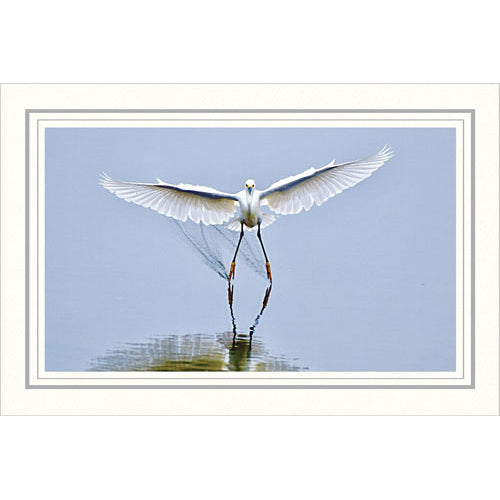 1226G-G - Bright White, Granite & Granite, Blank Back, set of 10 cards