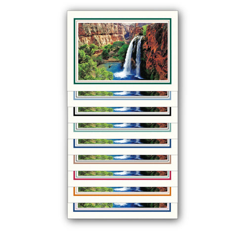 1419 - Double Border Bright White Card Sample Pack