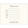1512 - Bright White, You're Invited, Large Window, Horizontal, set of 10 card (DISCONTINUED)