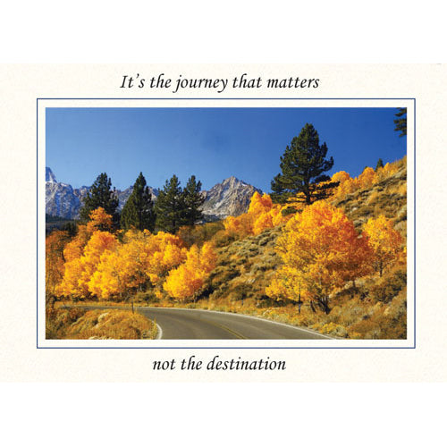 1538 - Bright White, Journey That Matters, Large Window, Horizontal, set of 10 card