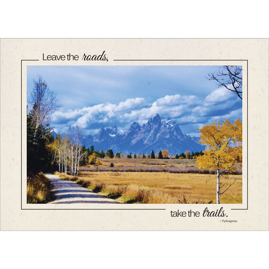 1586 - Natural, Leave the Roads..., Large Window, Horiz., set of 10 card