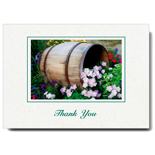 453 - Natural, Small Window, Thank You, Horizontal, set of 10 cards