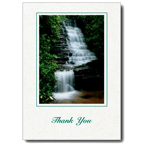 454 - Natural, Small Window, Thank You, Vertical, set of 10 cards