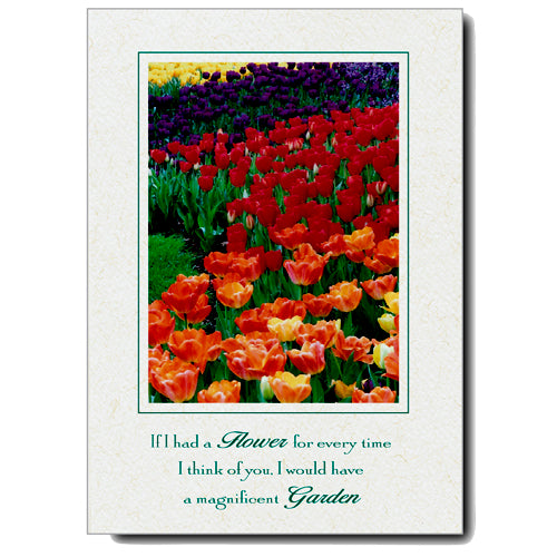 604 - Natural, Small Window, If I had a flower..., Vertical, set of 10 cards