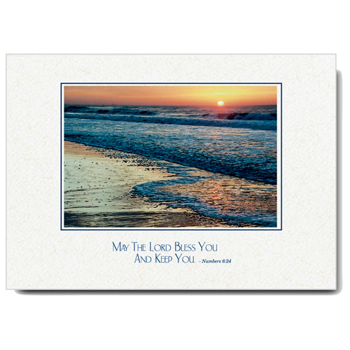738 - Natural, Small Window, May the Lord..., Horizontal, set of 10 cards