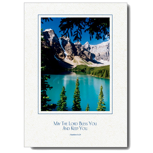 739 - Natural, Small Window, May the Lord..., Vertical, set of 10 cards