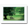 759J - Bright White, Jade Slate Border, Blank Back, set of 10 cards
