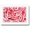 759SC - Bright White, Scarlet Red Border, Blank Back, set of 10 cards