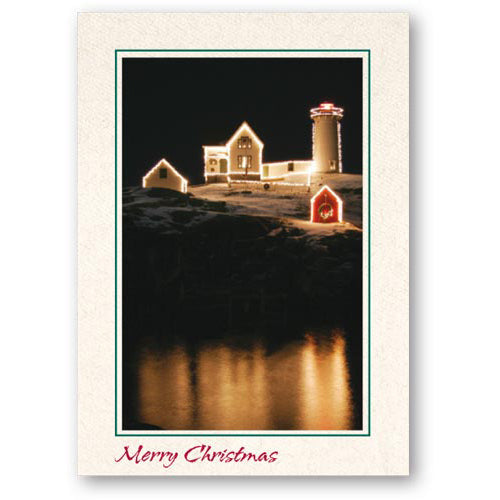 777 - Natural, Merry Christmas, Vertical, set of 10 cards