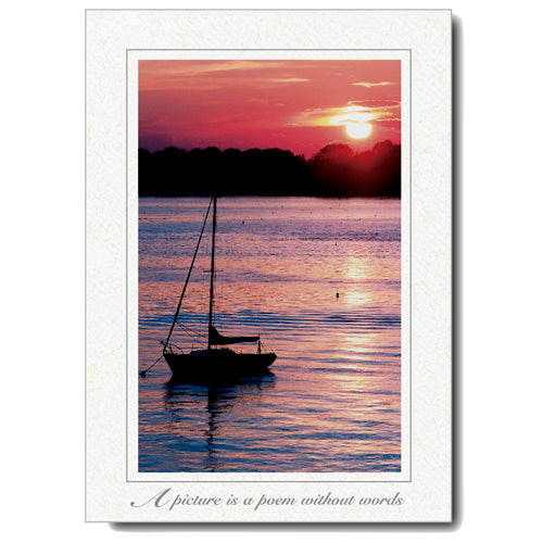 945 - Natural, A picture is a poem..., Vertical, set of 10 cards