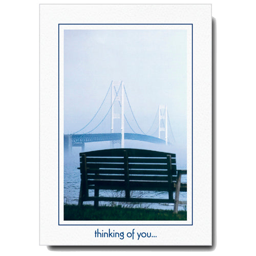 969 - Bright White, thinking of you..., Vertical, set of 10 cards