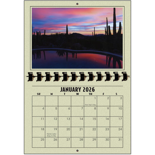 A1206SA - 2026 Horizontal Calendar SAGE
