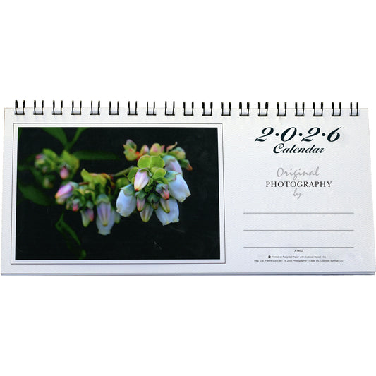 A1402 - 2026 Desktop Calendar Horizontal