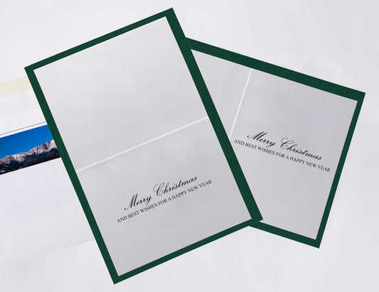 A1601 - (10 pack) Pre-printed Christmas & Holiday Message on Stationery, Merry Christmas... #1