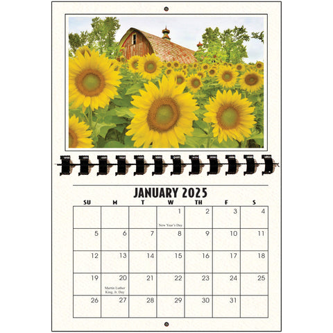 2025 Horizontal Calendar