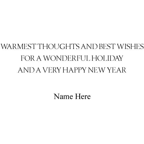 Warmest thoughts and...