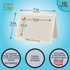 1014 - Natural, Happy Anniversary, Horizontal, set of 10 cards