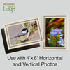 1132BK-BK - Natural, Raven Black & Raven Black Border, Blank Back, set of 10 cards