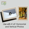 1132BK-G - Natural, Raven Black & Granite Border, Blank Back, set of 10 cards