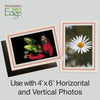 1132SC-A - Natural, Scarlet Red & Amazon Green Border, Blank Back, set of 10 cards