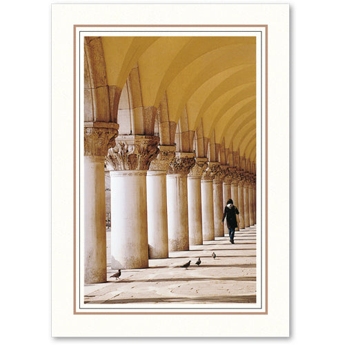 1225S-BK - Bright White, Sandstone & Raven Black Border, Vertical, set of 10 cards