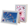 1226M-M - Bright White, Midnight Blue & Midnight Blue, Blank Back, set of 10 cards