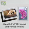 1226S-BK - Bright White, Sandstone & Raven Black Border, Blank Back, set of 10 cards