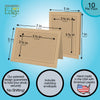1270 - Ginger, Raven Black Border, Blank Back, set of 10 cards