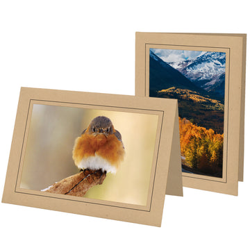 1270 - Ginger, Raven Black Border, Blank Back, set of 10 cards