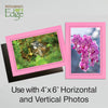 1342 - Pink, Raven Black Border, Blank Back, set of 10 cards
