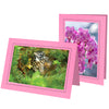 1342 - Pink, Raven Black Border, Blank Back, set of 10 cards
