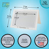 1347 - Bright White, Congratulations, Horizontal, set of 10 cards