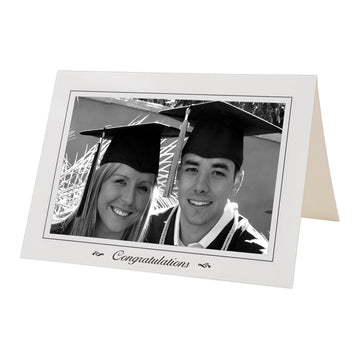 1347 - Bright White, Congratulations, Horizontal, set of 10 cards