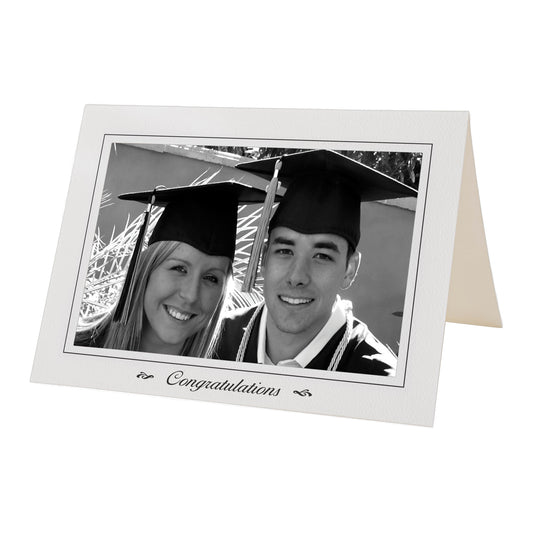 1347 - Bright White, Congratulations, Horizontal, set of 10 cards