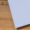 1420 - Baby Blue Premium Linen, Raven Black Border, Blank Back, set of 10 cards