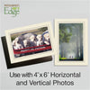 1424 - Ivory Premium Linen, Raven Black Border, Blank Back, set of 10 cards