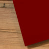 1427 - Red Pepper Premium Linen, Raven Black Border, Blank Back, set of 10 cards