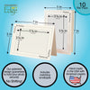 1437 - Natural, Happy Birthday, Blank Back, set of 10 cards