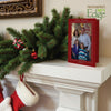 1450 - Red Pepper Linen, Merry Christmas 2026, Vertical, Set of 10 cards