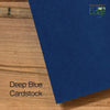 1459 - Deep Blue, Silver Border, Blank Back, set of 10 cards