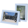 1554 - Ice Blue, Raven Black Border, Blank Back, set of 10 cards
