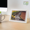 1566S - Bright White, Sandstone Bold Border, Blank Back, set of 10 cards