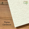 1571 - Thyme, Raven Black Border, Blank Back, set of 10 cards