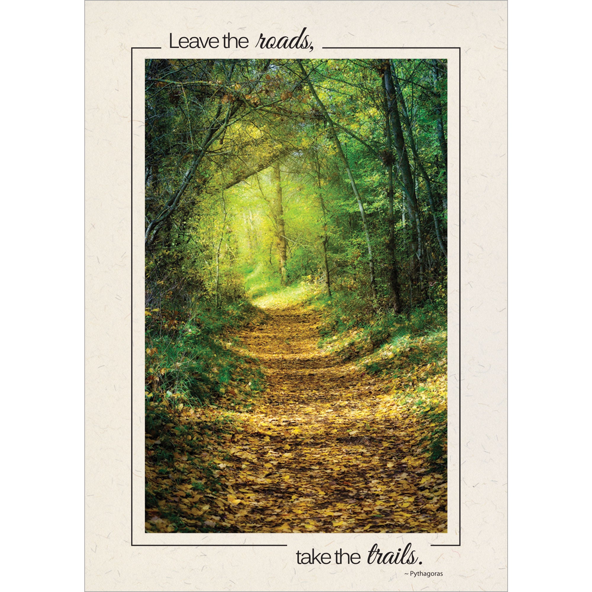 1587 - Natural, Leave the Roads..., Large Window, Vert., set of 10 car ...