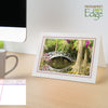 1609PSC - Bright White, Carnation Pastel Border, Blank Back, set of 10 cards