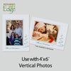 1618 - Bright White, Small Window, Merry Christmas, Vertical, set of 10 cards (DISCONTINUED)