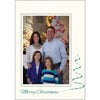 1618 - Bright White, Small Window, Merry Christmas, Vertical, set of 10 cards