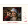 1619 - Bright White, Small Window, Merry Christmas, Horizontal, set of 10 cards