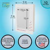 1620 - Bright White, Small Window, Merry Christmas, Vertical, set of 10 cards (DISCONTINUED)